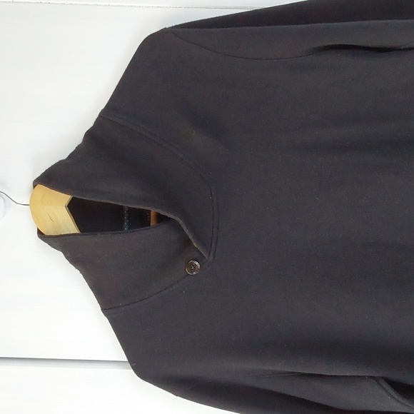 Ted Baker London Black Collar Pullover Sweater Quiet Luxury Neutral Sz.L - Picture 2 of 10